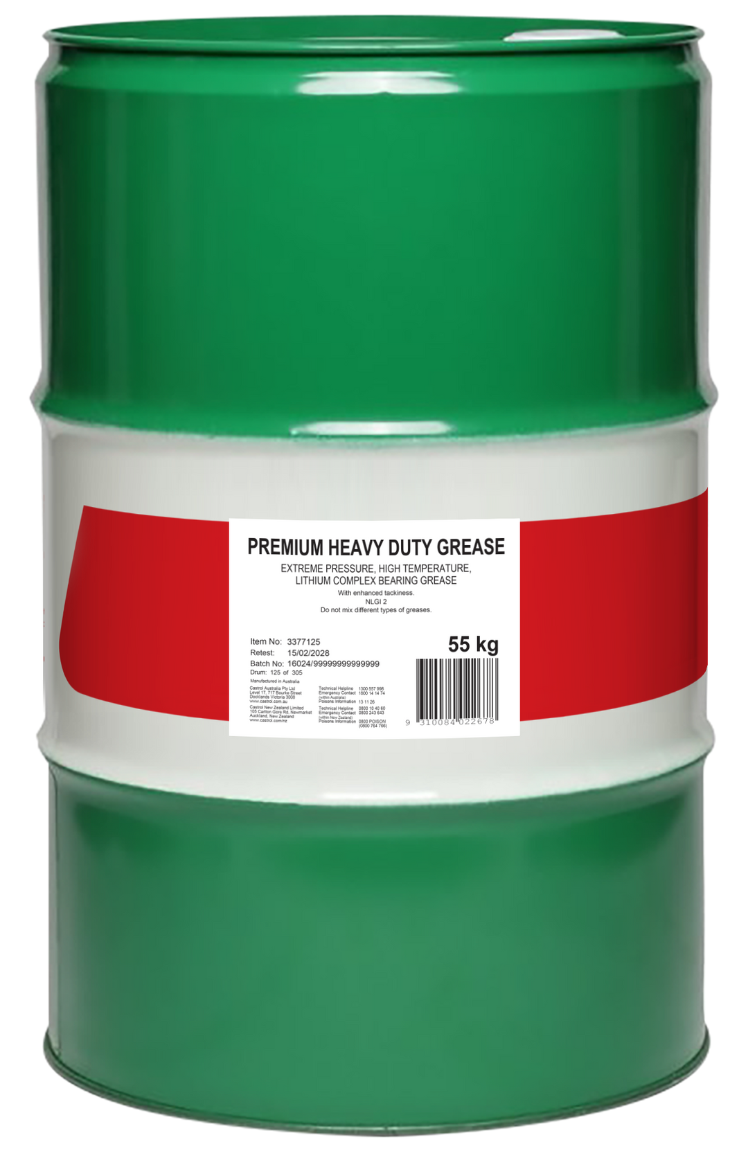 Castrol PREMIUM HEAVY DUTY Grease 55 KG